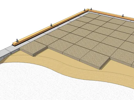 Die zerlegbare Platte