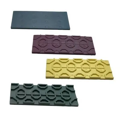 Sortiment von 40 Unterlegklötzen 44 x 100 mm (10 Stück pro Dicke) - Réf. AK44P04