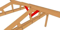 Vorschaubild des Artikels : Aussteifung in den Holzdachstühle