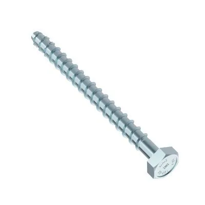 HECO MULTI-MONTI-Schraube - Sechskantkopf - weiß verzinkt - D10 x L70 - Réf. 44778