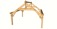 Vorschaubild des Artikels : Zusammenbau des Dachbinders mit Kehlbalken