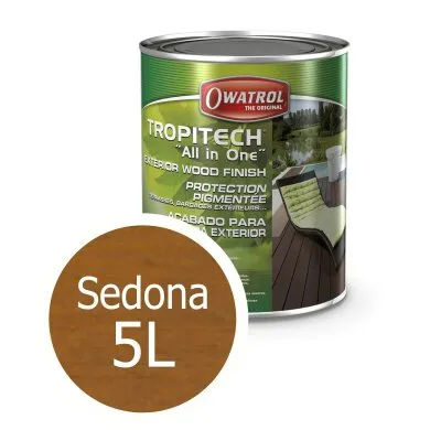 TROPITECH "All in One" - Langlebiger, getönter Schutz für Terrassen und Verkleidungen. Wässrige Phase - Réf. 416