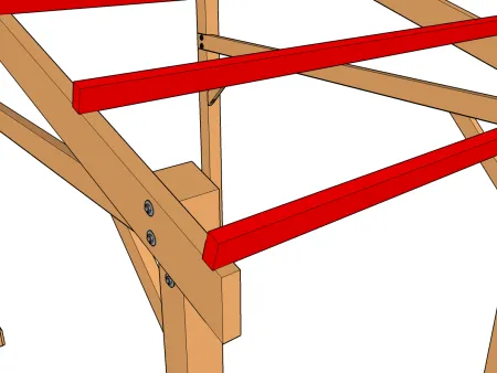 FBB01x : Befestigung der Dachsparren (Träger)