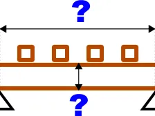 Berechnung und Nachweise der Unterzugbalken einer Plattform
