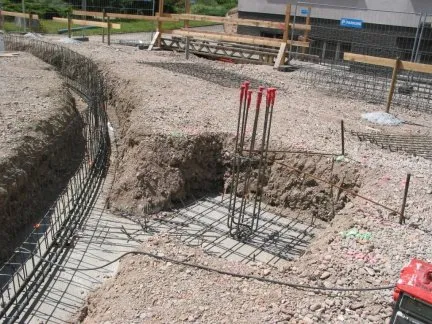 Die Streifenfundamente