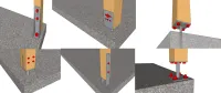 Vorschaubild des Artikels : FBM80x : Befestigung eines Pfostens an Beton