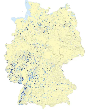 Douglasienproduktionsfläche