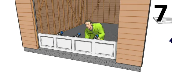 Installieren Sie die Paneelscharniere