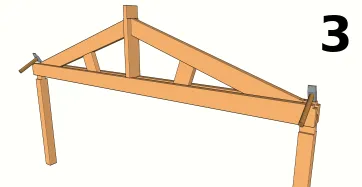 Erzwingenter Eintritt des verzangten Querbalkens