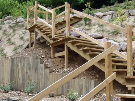 Treppe und Geländer