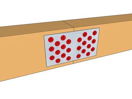 FBB40x : Trägerverbindung mit Metallverbindern