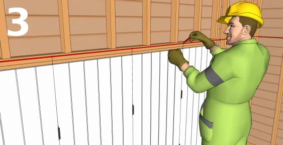 Bestimmen der Lage der Flansche