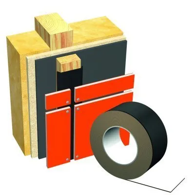 DELTA-FASSADE EPDM-Abdichtungsband - 100mm x 25m - 1 Rolle - Réf. 02205767