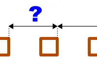 Bestimmen der Achsabstände von Dielenstützen