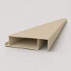 XL-Aluminiumlamelle 29 mm, Länge 2m35, YAZD-Struktur, Sandbeige