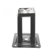 Vierkantpfostenfuß - SCHWARZE Aufführung - Réf. KITFIX PPJNC90PB