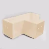SUNDIY Verbinder beige-sand - 90 mm, 3 Richtungen, T-Form