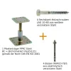 verstellbare Stützenfüße - Réf. KIT FIX PPRC