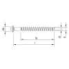 HECO MULTI-MONTI-PLUS SS-Schraube mit HP-Basis - Réf. 48433