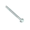 HECO MULTI-MONTI-PLUS SS-Schraube – Sechskantkopf mit Sockel – weiß verzinkt – D6 x L70 - Réf. 48387