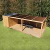 Poolhaus und bioklimatische Pergola mit verstellbaren Lamellensätzen SUNDIY RAL 8011