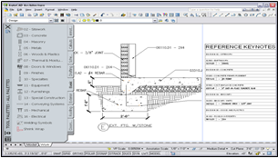 Eine Ansicht von AUTOCAD