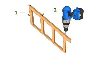 Zusammenbau und Befestigung der Stufensparrenmodule außerhalb des Dachstuhls