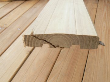 Vollausnagelung auf Holz