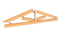 Montagechronologie eines Dachbinders mit Zapfenverbindung